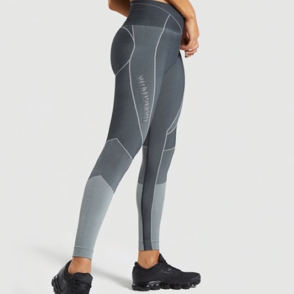 NEW Gymshark Turbo Seamless Leggings, Black, small - Picture 3 of 6